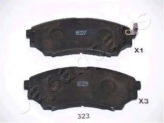 Set placute frana,frana disc FORD RANGER (ES, ET) (2005 - 2012) JAPANPARTS PA-323AF piesa NOUA