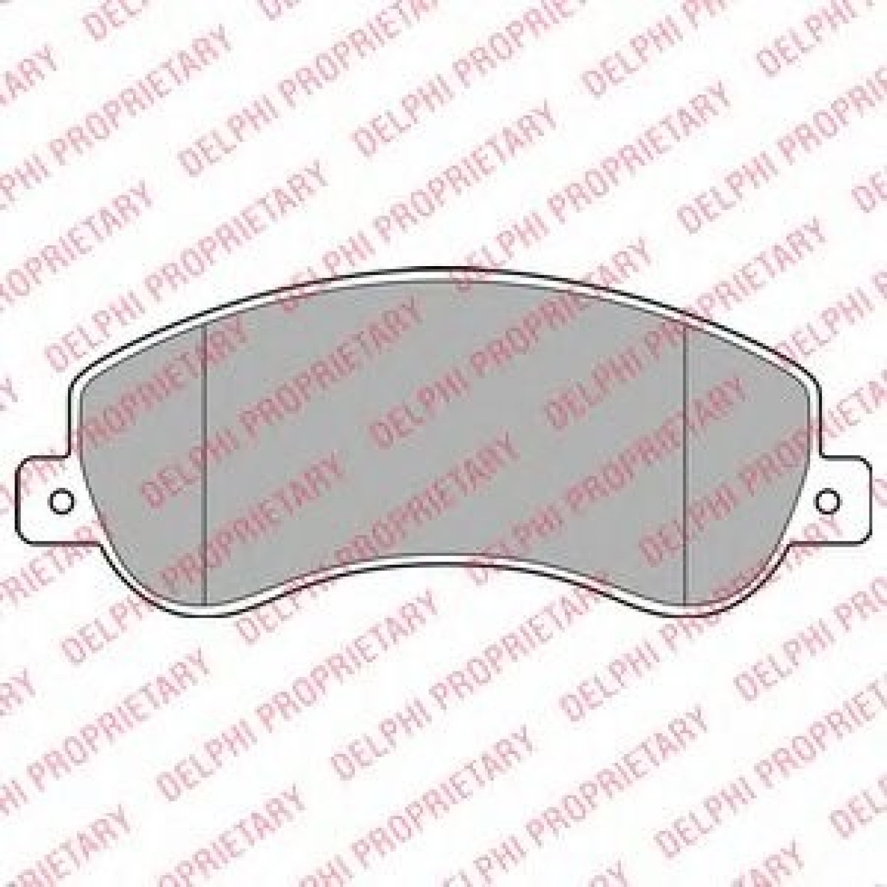 Set placute frana,frana disc FORD TRANSIT bus (2006 - 2014) DELPHI LP1954 piesa NOUA