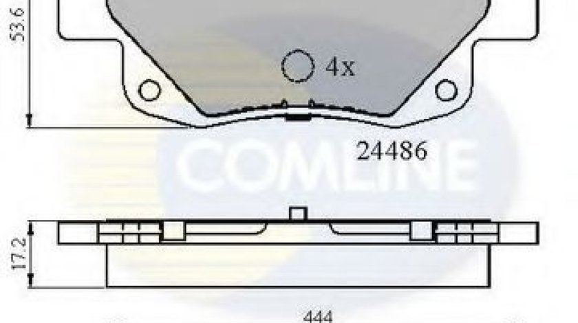 Set placute frana,frana disc FORD TRANSIT platou / sasiu (2006 - 2014) COMLINE CBP21554 piesa NOUA