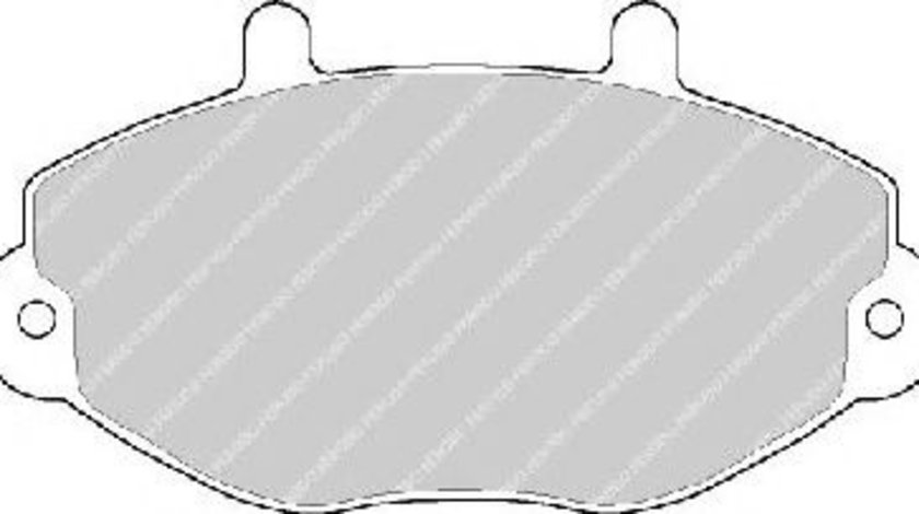 Set placute frana,frana disc FORD TRANSIT platou / sasiu (E) (1994 - 2000) FERODO FVR701 piesa NOUA