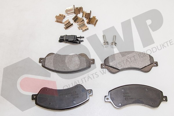 Set placute frana,frana disc FORD TRANSIT caroserie (2006 - 2014) QWP WBP424 piesa NOUA