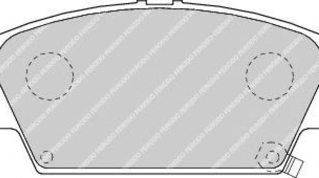 Set placute frana,frana disc HONDA ACCORD VI Hatchback (CH) (1999 - 2002) FERODO FDB1439 piesa NOUA