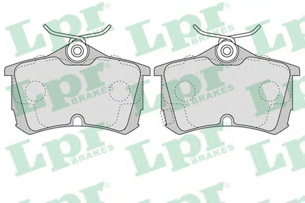 Set placute frana,frana disc HONDA ACCORD VII Tourer (CM) (2003 - 2008) LPR 05P1037 piesa NOUA