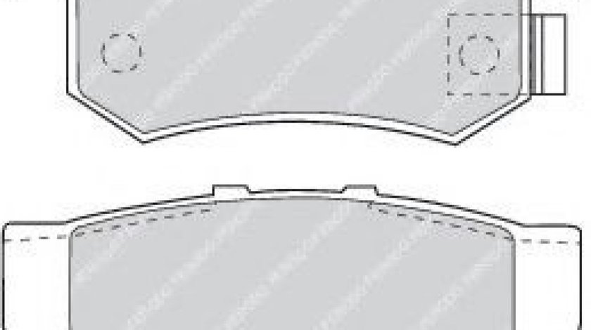 Set placute frana,frana disc HONDA ACCORD VII Tourer (CM) (2003 - 2008) FERODO FDB956 piesa NOUA