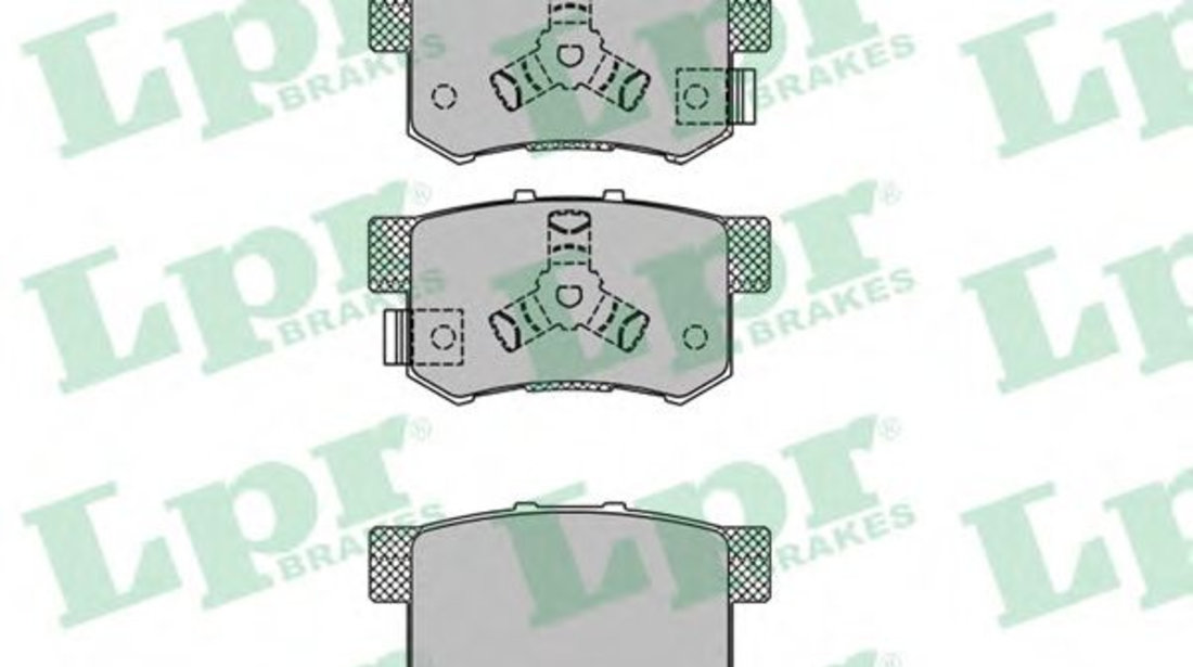 Set placute frana,frana disc HONDA ACCORD VIII (CU) (2008 - 2016) LPR 05P1404 piesa NOUA