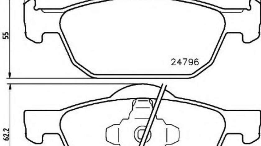 Set placute frana,frana disc HONDA ACCORD VIII (CU) (2008 - 2016) TEXTAR 2479601 piesa NOUA