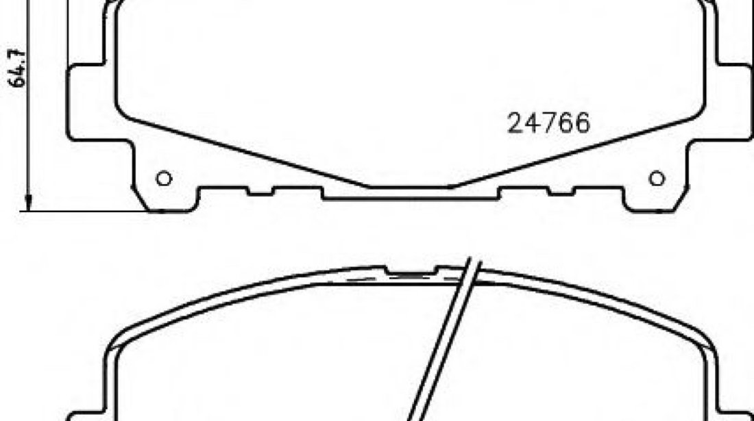 Set placute frana,frana disc HONDA ACCORD VIII TOURER (2008 - 2016) TEXTAR 2476601 piesa NOUA