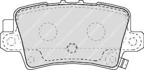 Set placute frana,frana disc HONDA CIVIC IX Hatchback (FK) (2012 - 2016) FERODO FDB1862 piesa NOUA