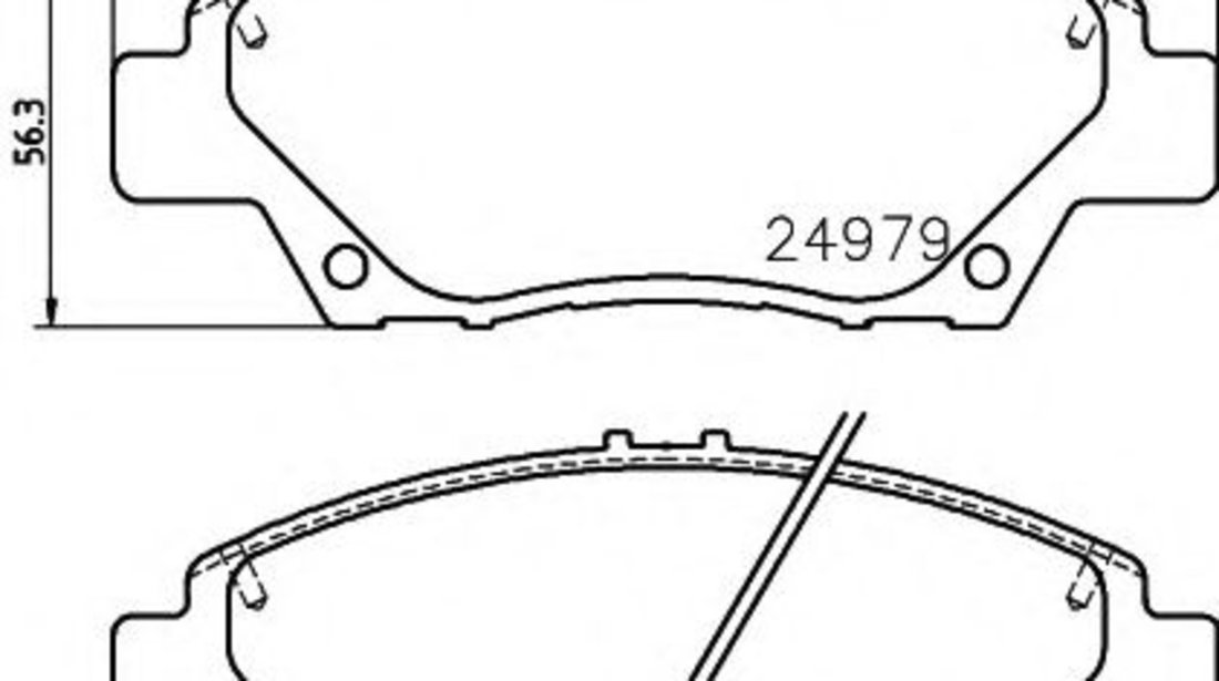 Set placute frana,frana disc HONDA CIVIC VIII Limuzina (FD, FA) (2005 - 2012) TEXTAR 2497901 piesa NOUA