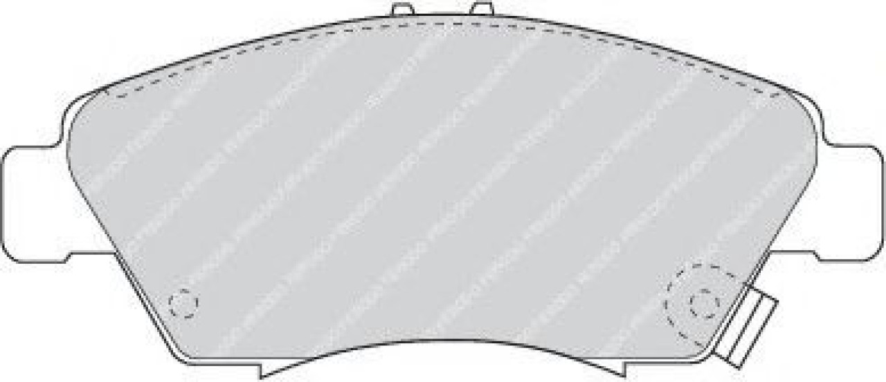 Set placute frana,frana disc HONDA CIVIC VIII Limuzina (FD, FA) (2005 - 2012) FERODO FDB776 piesa NOUA