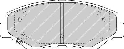 Set placute frana,frana disc HONDA CR-V II (RD) (2001 - 2006) FERODO FDB1658 piesa NOUA