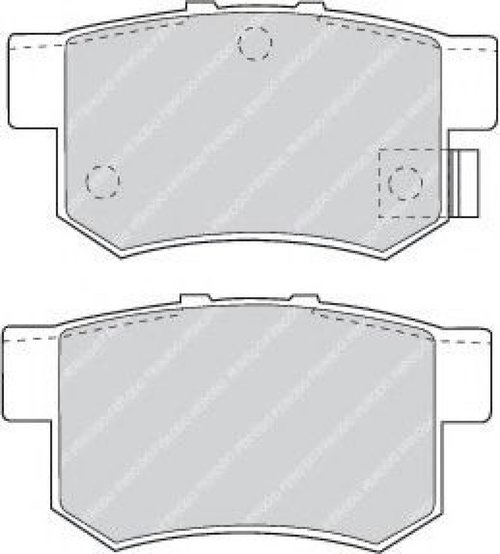 Set placute frana,frana disc HONDA CR-Z (ZF1) (2010 - 2016) FERODO FDB956 piesa NOUA