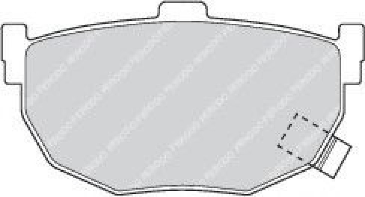 Set placute frana,frana disc HYUNDAI COUPE (GK) (2001 - 2009) FERODO FDB638 piesa NOUA