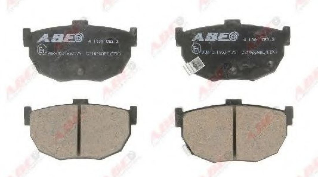 Set placute frana,frana disc HYUNDAI COUPE (GK) (2001 - 2009) ABE C21026ABE piesa NOUA