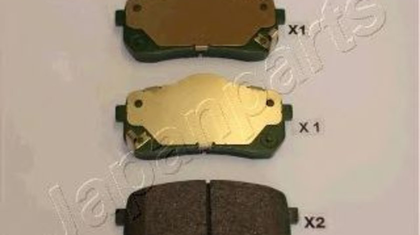 Set placute frana,frana disc HYUNDAI H-1 Starex (H200) caroserie (1997 - 2007) JAPANPARTS PP-K07AF piesa NOUA