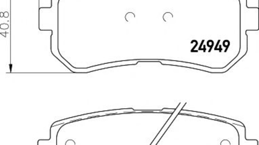 Set placute frana,frana disc HYUNDAI i20 (GB) (2014 - 2016) TEXTAR 2494901 piesa NOUA