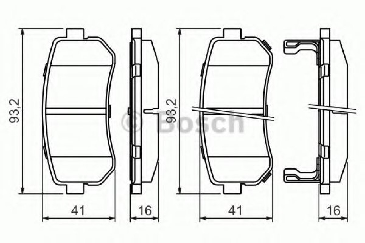 Set placute frana,frana disc HYUNDAI i20 (PB, PBT) (2008 - 2014) BOSCH 0 986 494 140 piesa NOUA