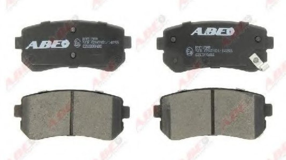 Set placute frana,frana disc HYUNDAI i20 (PB, PBT) (2008 - 2014) ABE C20308ABE piesa NOUA