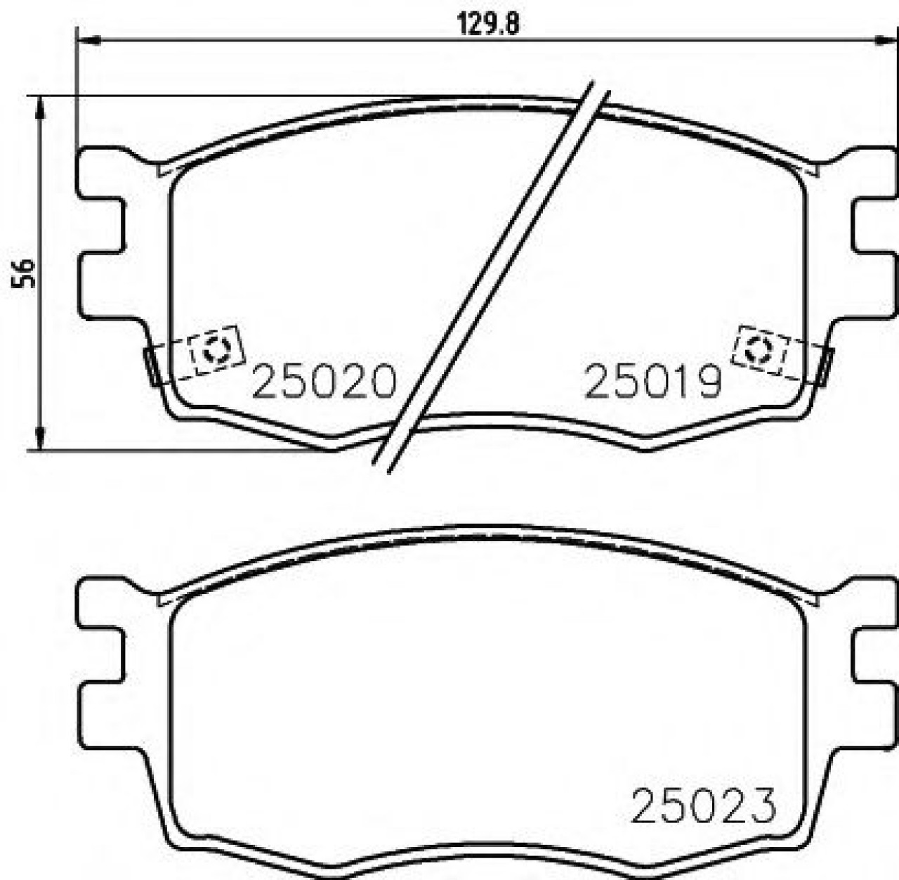 Set placute frana,frana disc HYUNDAI i20 (PB, PBT) (2008 - 2014) TEXTAR 2501901 piesa NOUA