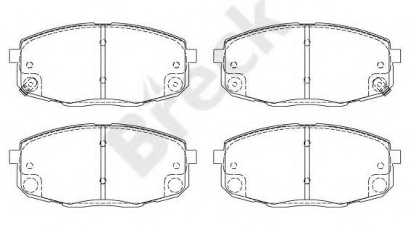 Set placute frana,frana disc HYUNDAI i30 CW (FD) (2007 - 2012) Break 23966 00 701 10 piesa NOUA