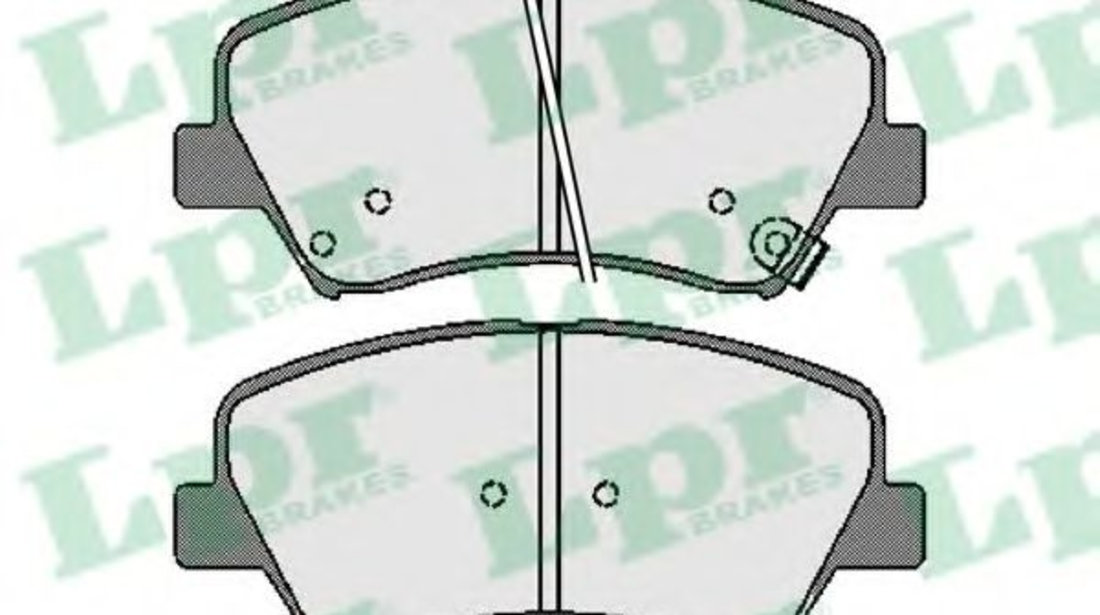 Set placute frana,frana disc HYUNDAI i30 CW (GD) (2012 - 2016) LPR 05P1753 piesa NOUA