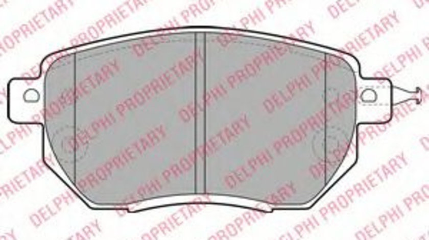 Set placute frana,frana disc INFINITI EX (2007 - 2016) DELPHI LP1986 piesa NOUA