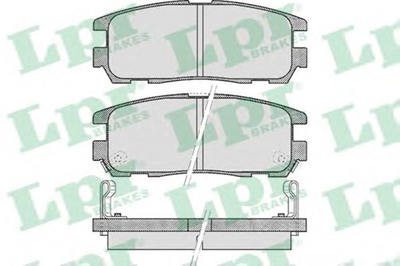 Set placute frana,frana disc ISUZU TROOPER (1998 - 2016) LPR 05P524 piesa NOUA