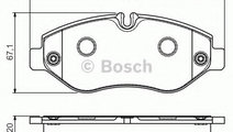 Set placute frana,frana disc IVECO DAILY IV platou...