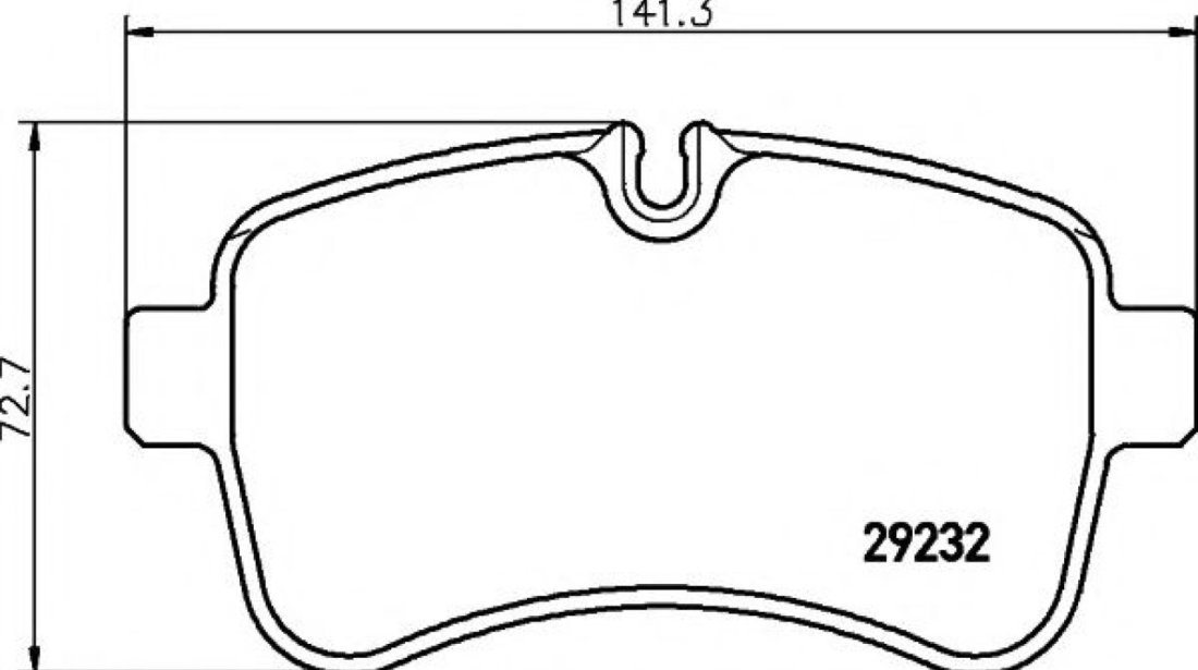 Set placute frana,frana disc IVECO DAILY V platou / sasiu (2011 - 2014) TEXTAR 2923201 piesa NOUA