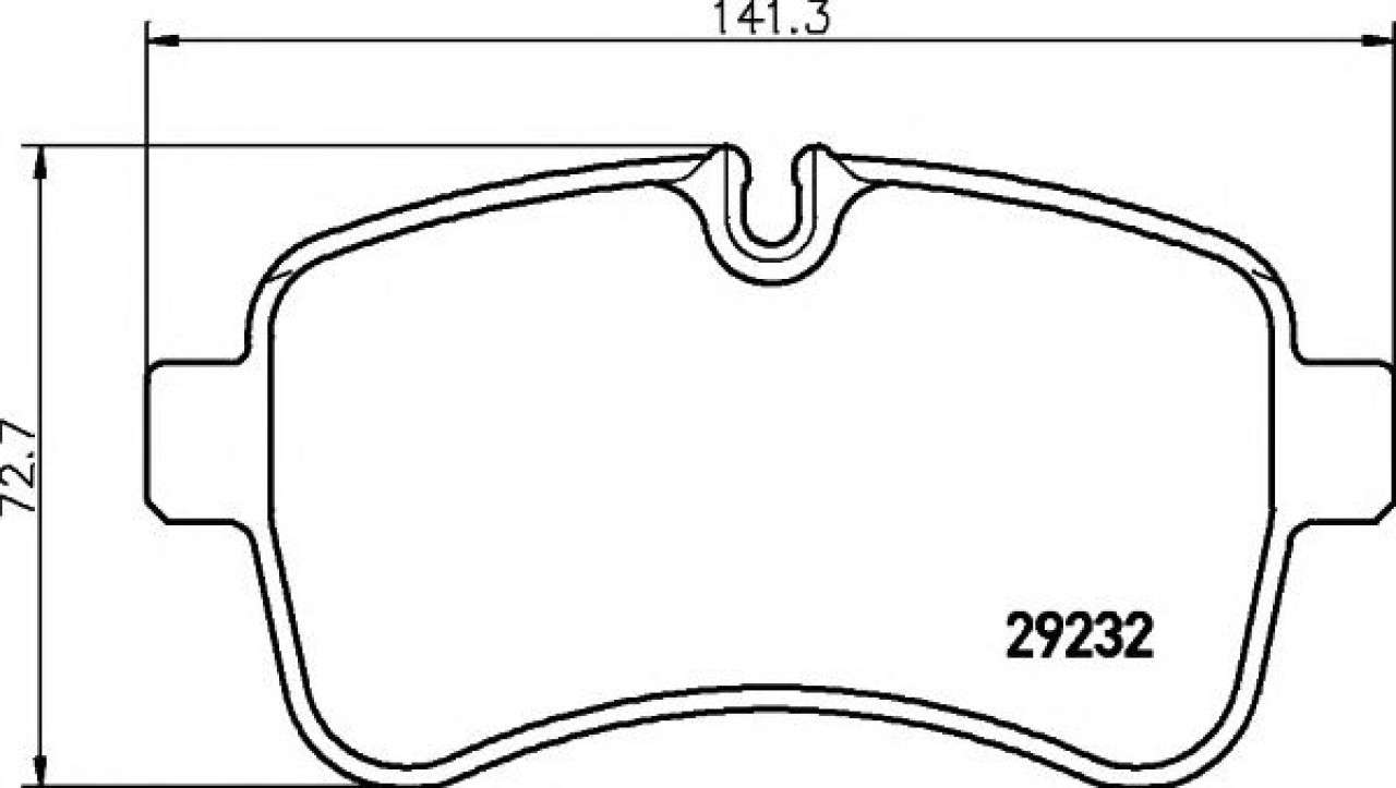 Set placute frana,frana disc IVECO DAILY VI caroserie inchisa/combi (2014 - 2016) TEXTAR 2923201 piesa NOUA