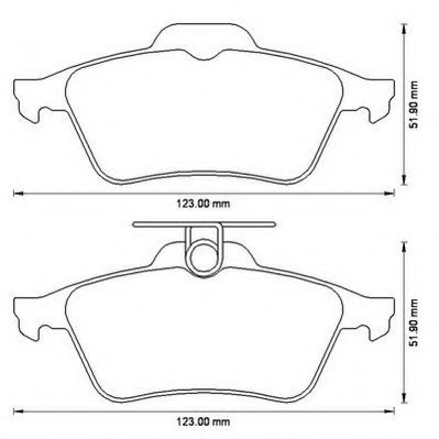 Set placute frana,frana disc JAGUAR S-TYPE (CCX) (1999 - 2009) JURID 573186JC piesa NOUA