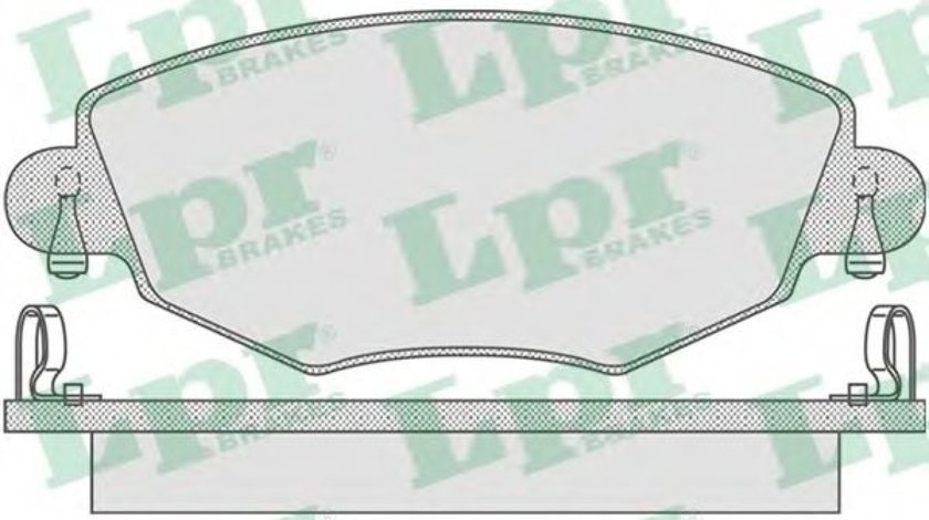 Set placute frana,frana disc JAGUAR X-TYPE Estate (CF1) (2003 - 2009) LPR 05P865 piesa NOUA