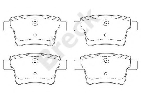 Set placute frana,frana disc JAGUAR X-TYPE Estate (CF1) (2003 - 2009) Break 24260 00 704 00 piesa NOUA