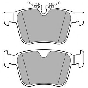 Set placute frana,frana disc JAGUAR XE (JA, X760) (2015 - 2016) DELPHI LP3167 piesa NOUA