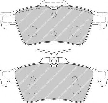 Set placute frana,frana disc JAGUAR XJ (N3, X350, X358) (2003 - 2009) FERODO FDB1766 piesa NOUA