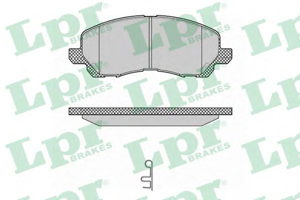 Set placute frana,frana disc JEEP COMPASS (MK49) (2006 - 2016) LPR 05P1347 piesa NOUA