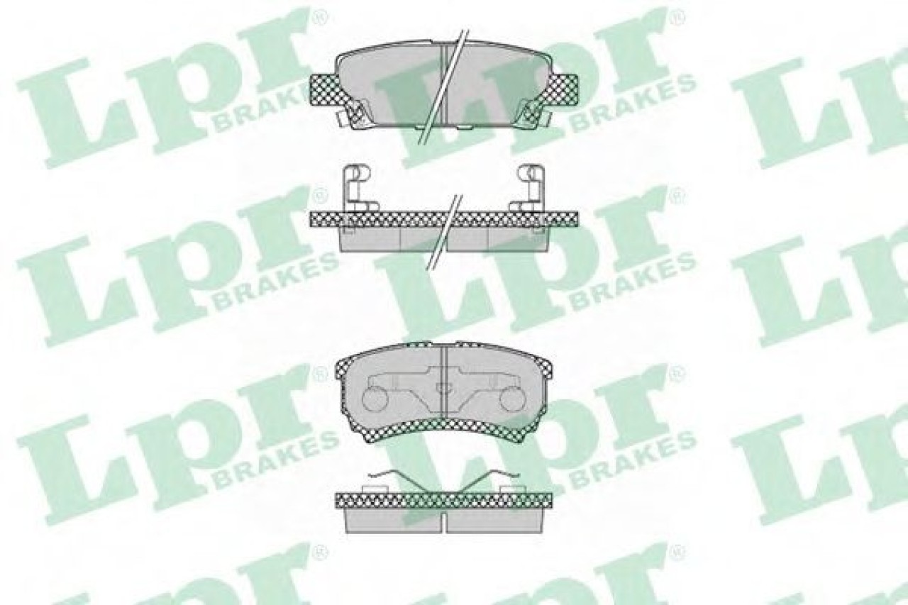 Set placute frana,frana disc JEEP COMPASS (MK49) (2006 - 2016) LPR 05P1373 piesa NOUA