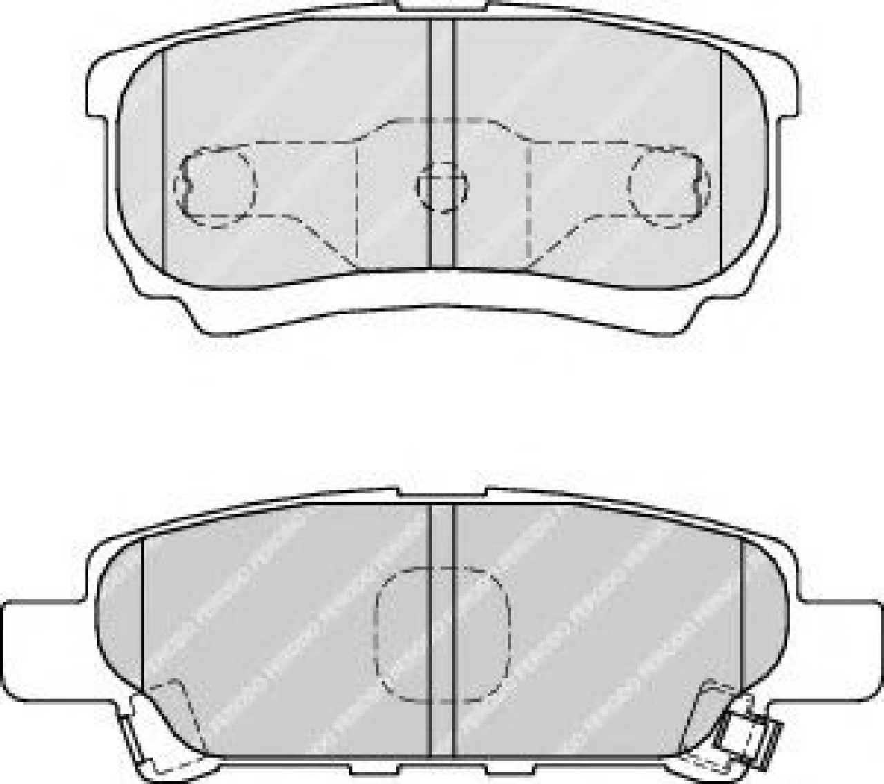 Set placute frana,frana disc JEEP PATRIOT (MK74) (2007 - 2016) FERODO FDB1839 piesa NOUA