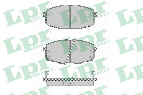 Set placute frana,frana disc KIA CARENS II (FJ) (2002 - 2006) LPR 05P1375 piesa NOUA