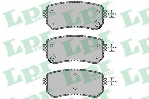 Set placute frana,frana disc KIA CEED SW (ED) (2007 - 2012) LPR 05P1344 piesa NOUA