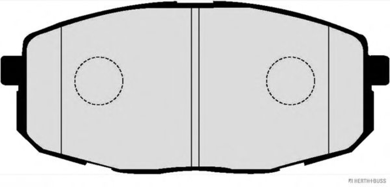 Set placute frana,frana disc KIA CERATO limuzina (LD) (2004 - 2016) HERTH+BUSS JAKOPARTS J3600330 piesa NOUA