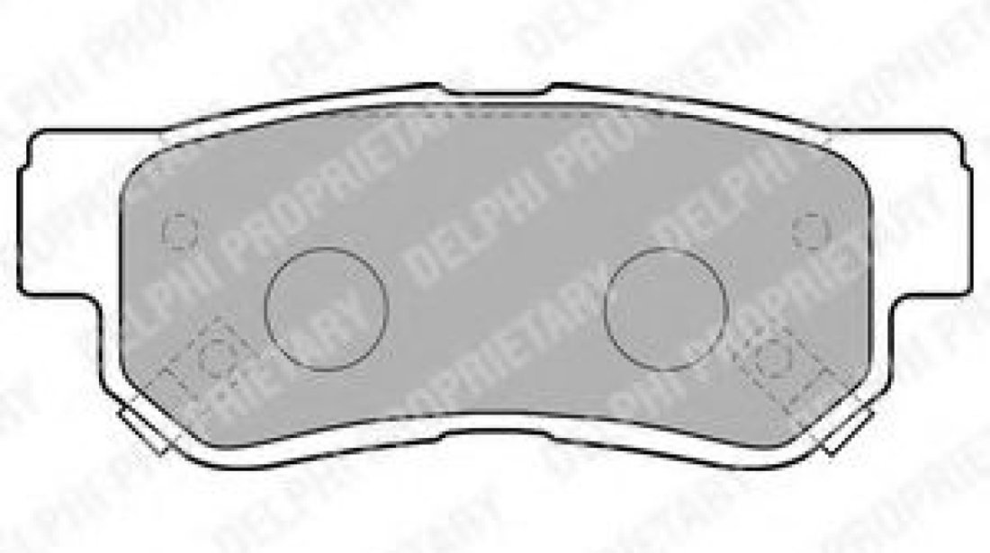 Set placute frana,frana disc KIA MAGENTIS (MG) (2005 - 2016) DELPHI LP1539 piesa NOUA