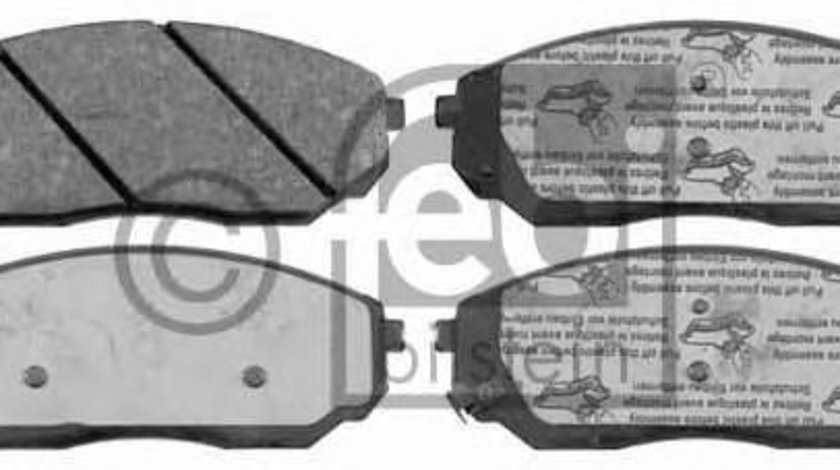 Set placute frana,frana disc KIA SORENTO I (JC) (2002 - 2009) FEBI BILSTEIN 16471 piesa NOUA