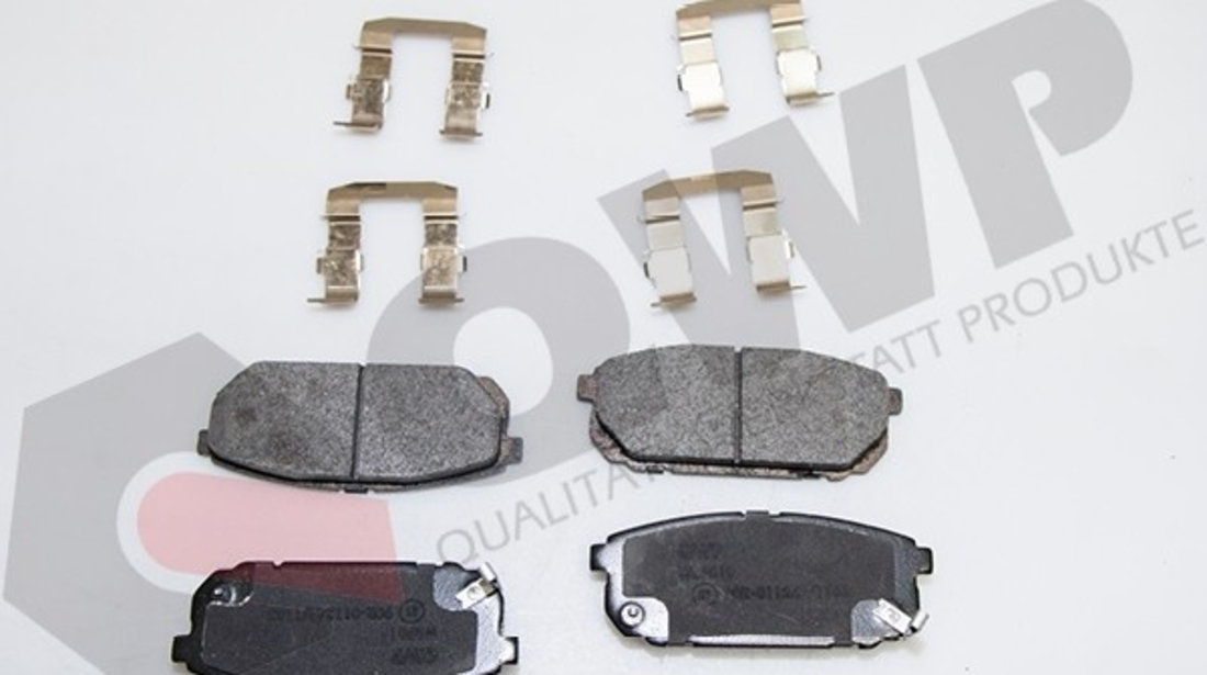 Set placute frana,frana disc KIA SORENTO I (JC) (2002 - 2009) QWP WBP819 piesa NOUA