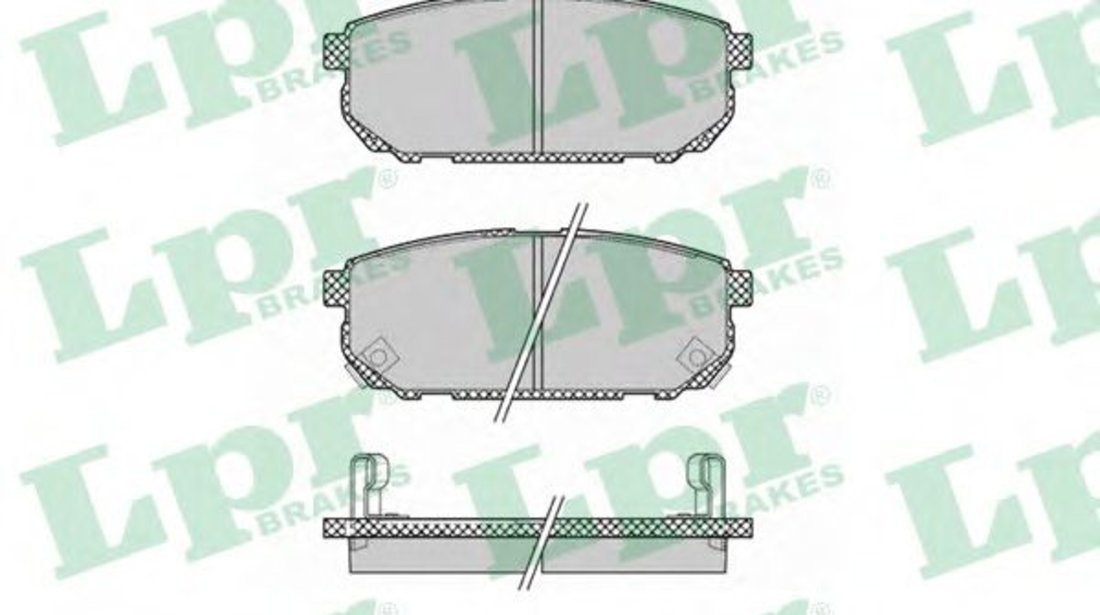 Set placute frana,frana disc KIA SORENTO I (JC) (2002 - 2009) LPR 05P1370 piesa NOUA