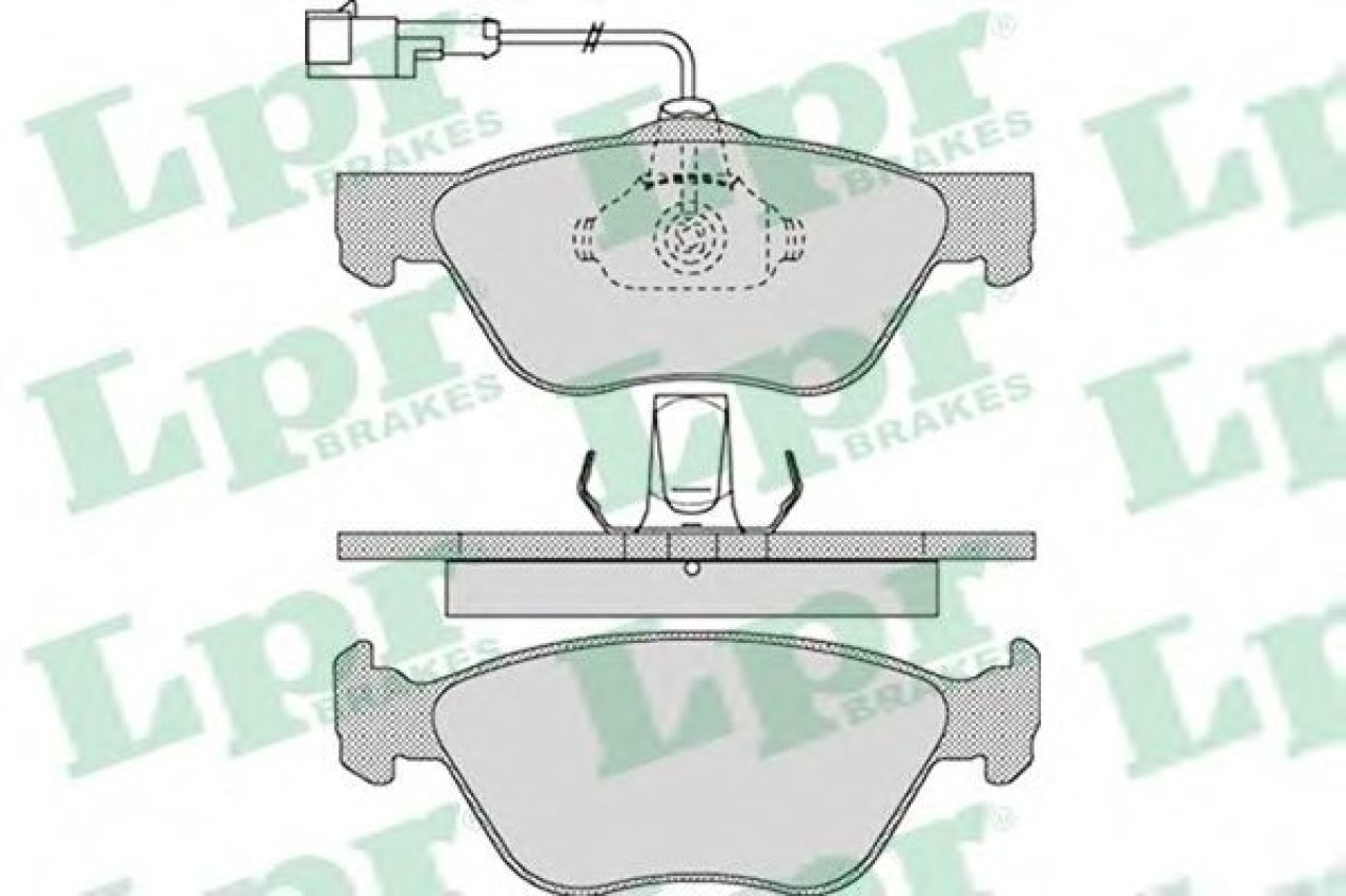 Set placute frana,frana disc LANCIA LYBRA (839AX) (1999 - 2005) LPR 05P1098 piesa NOUA