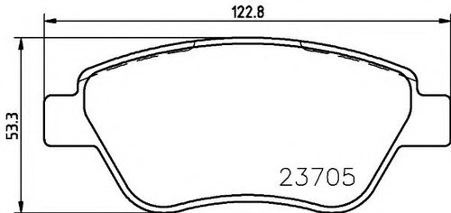 Set placute frana,frana disc LANCIA MUSA (350) (2004 - 2012) TEXTAR 2370503 piesa NOUA