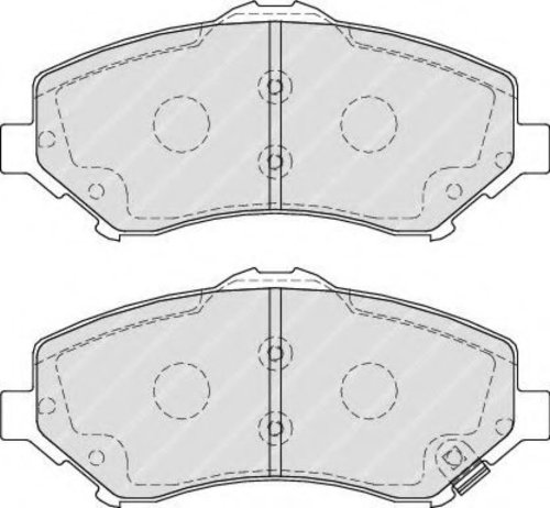 Set placute frana,frana disc LANCIA VOYAGER microbus (RT) (2011 - 2016) FERODO FDB4074 piesa NOUA