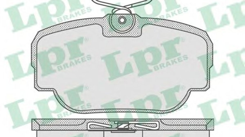 Set placute frana,frana disc LAND ROVER DISCOVERY II (LJ, LT) (1998 - 2004) LPR 05P739 piesa NOUA