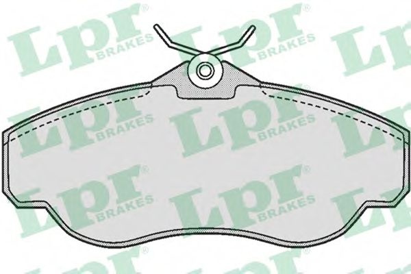 Set placute frana,frana disc LAND ROVER DISCOVERY II (LJ, LT) (1998 - 2004) LPR 05P728 piesa NOUA